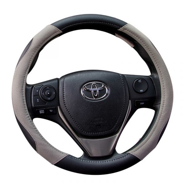 Matte PU Steering Wheel Cover - Image 3