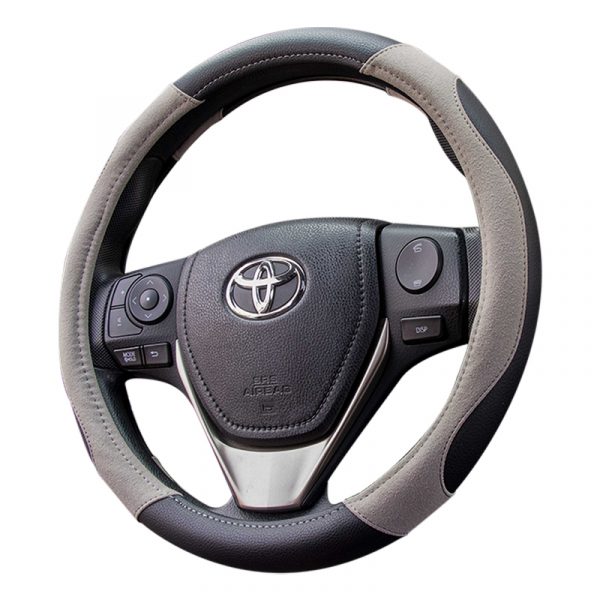 Matte PU Steering Wheel Cover - Image 4