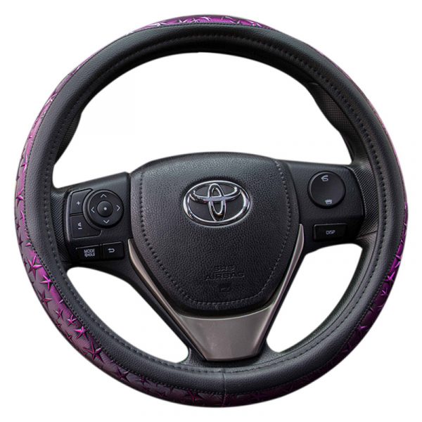 Metallic Star Steering Wheel Cover - Image 3