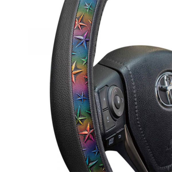 New Pattern Steering Wheel Cover - Image 2