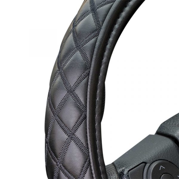 Quilted Steering Wheel Cover