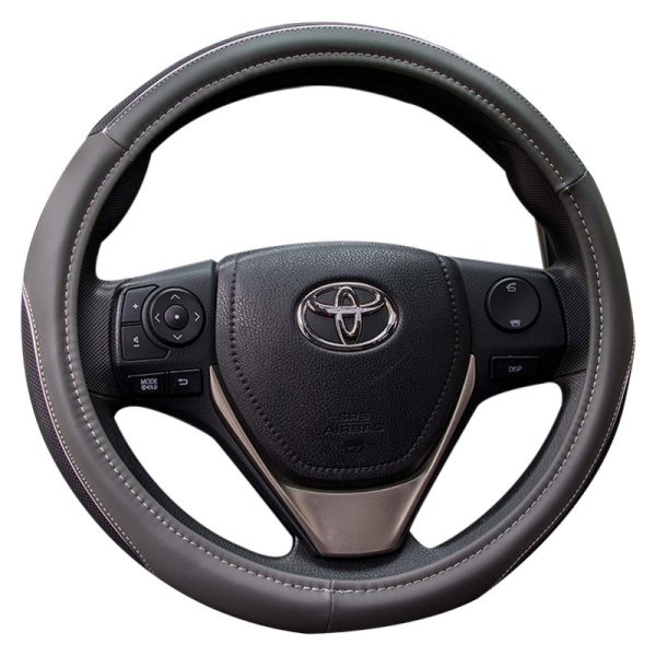 Universal fit deluxe steering wheel cover full view