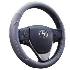 PU Leather Steering Wheel Cover Side View