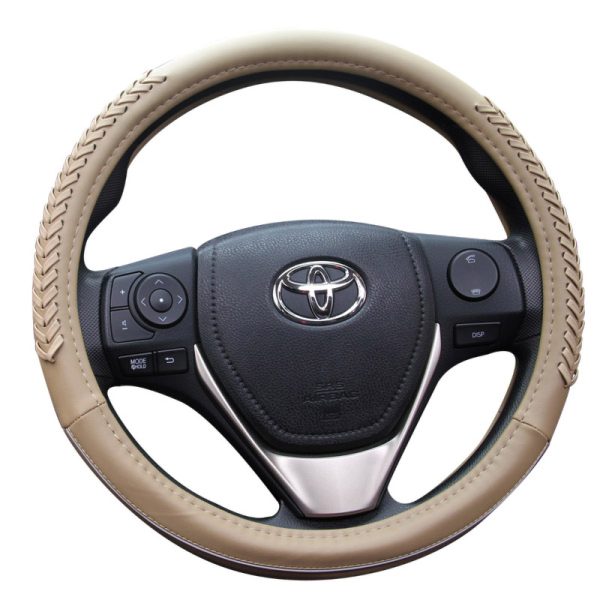 Universal unique steering wheel cover with anti-slip inner core