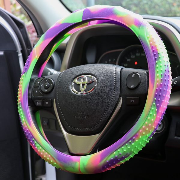 Colorful Steering Wheel Cover - Image 3
