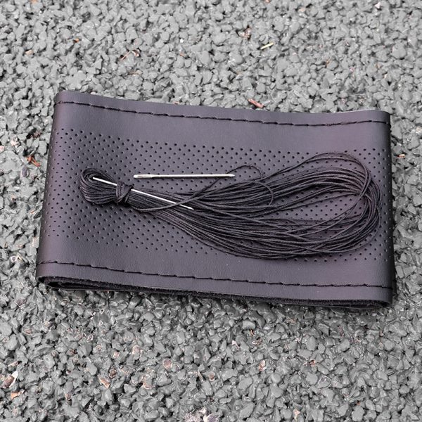 Leather Hand Stitched Steering Wheel Cover - Image 6