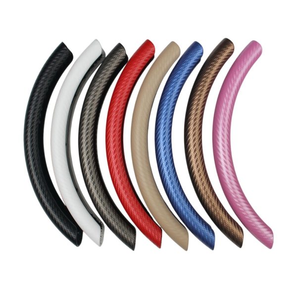 Carbon Fiber Steering Wheel Grip in multiple PVC carbon-look colors