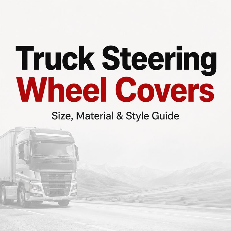 Truck steering wheel covers for importers size material and style guide